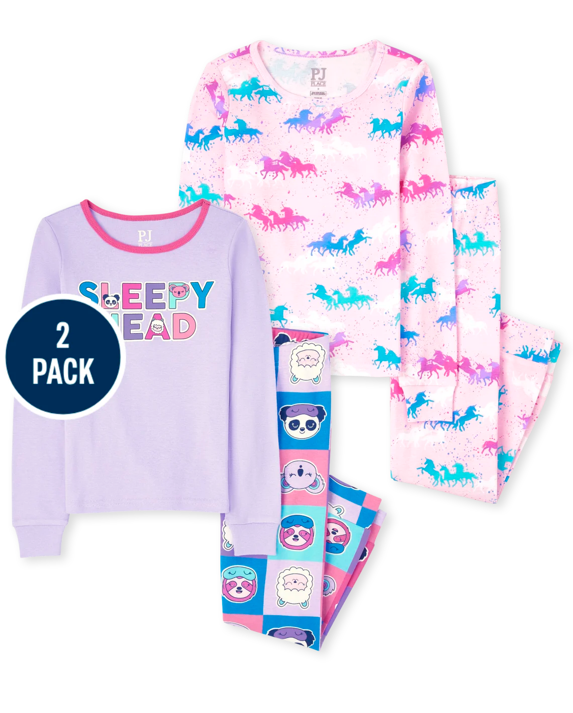 Pijamas niña unicornio hot sale