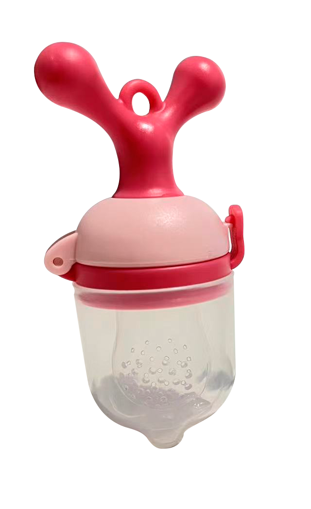 Dispensador de frutas rosado Cutebabies