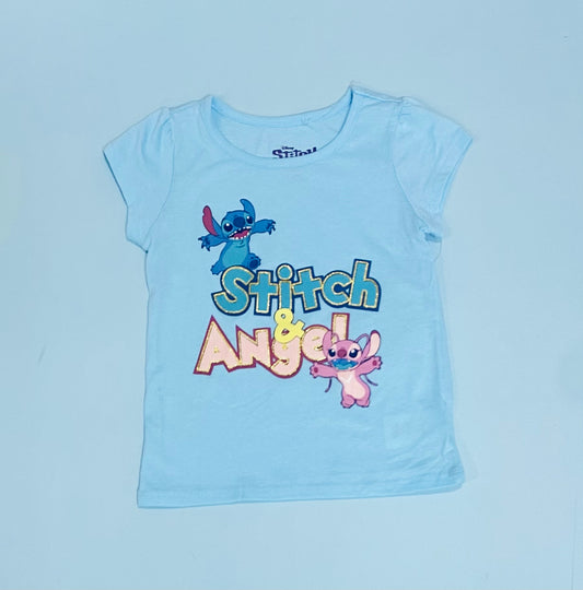 Camisa azul celeste Stitch Disney niña