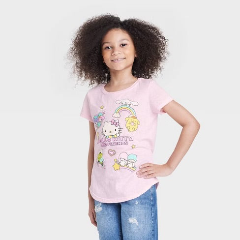 Camisa Hello Kitty rosada niña