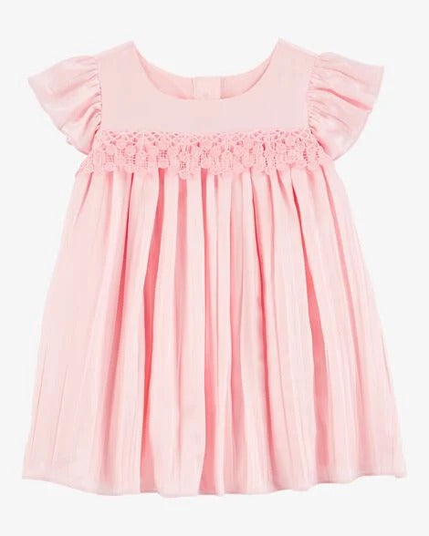 Vestido rosado bebe niña Carters