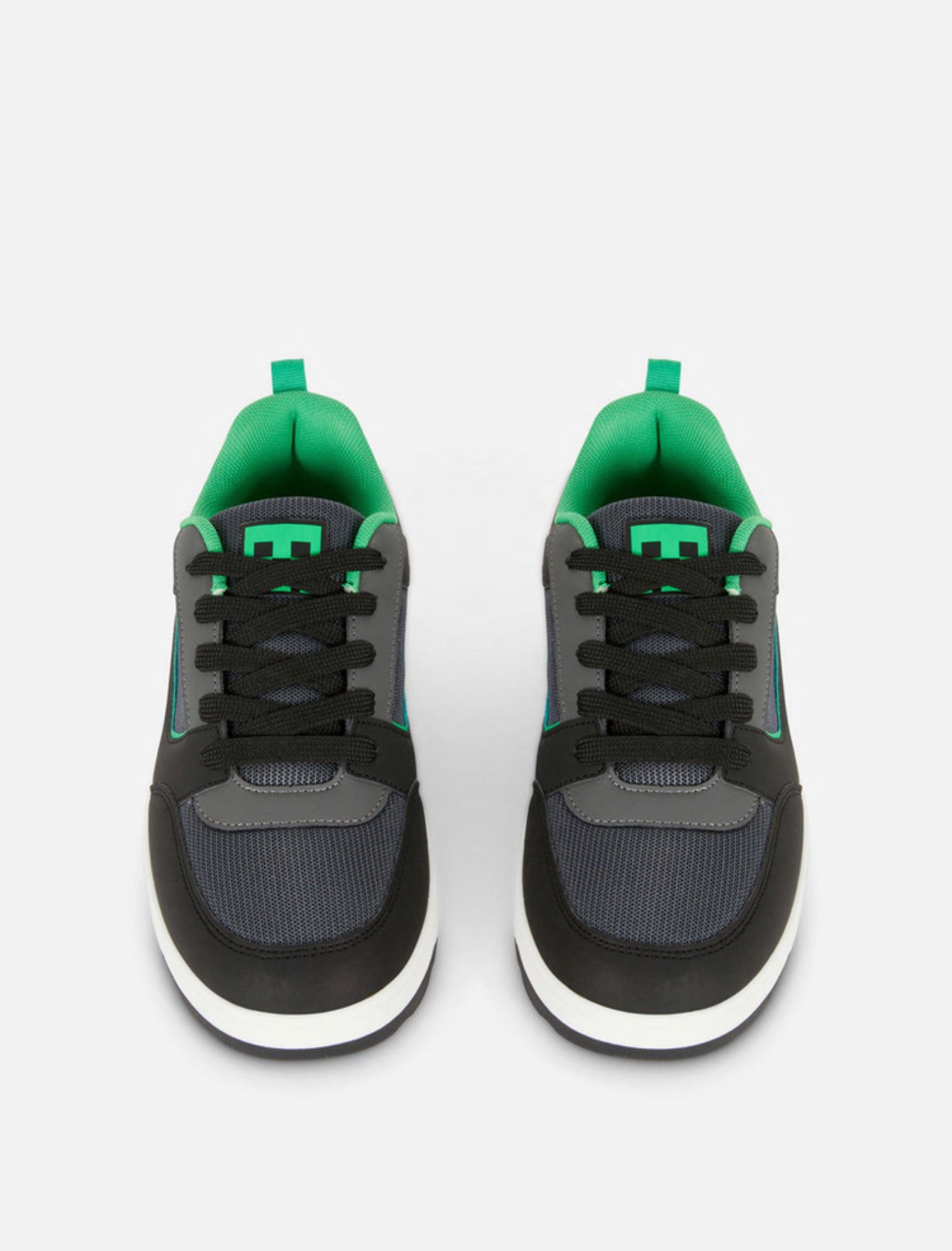 Zapatos negros tenis niño minecraft