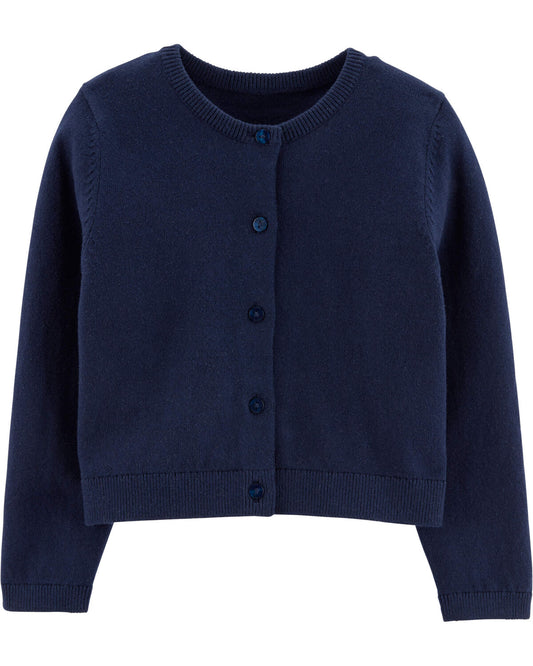 Sueter cardigan azul place  niña