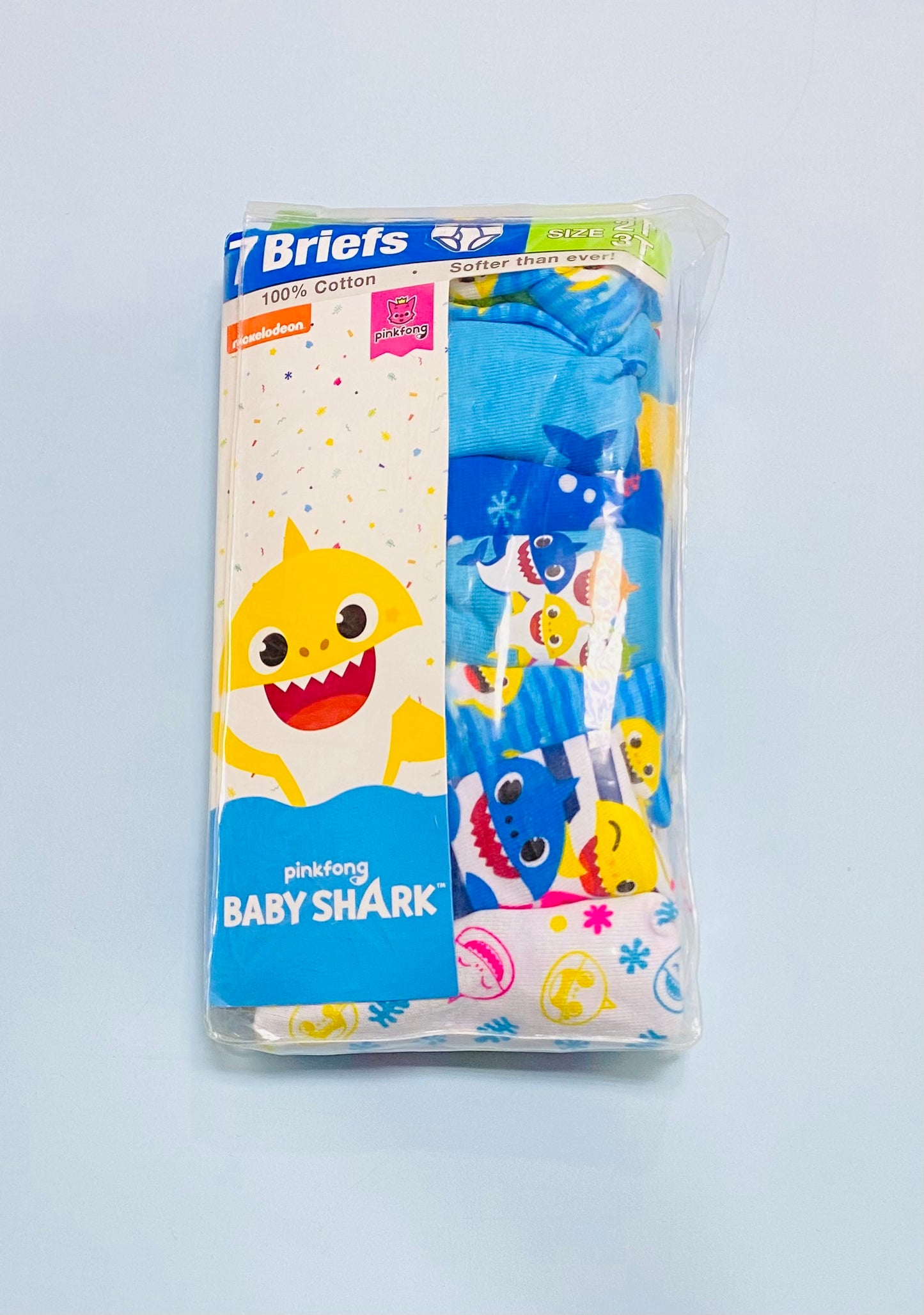 Ropa interior 7 pack Baby Shark niño