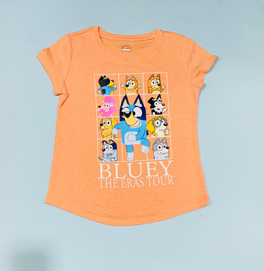 Camisa bluey anaranjada niña