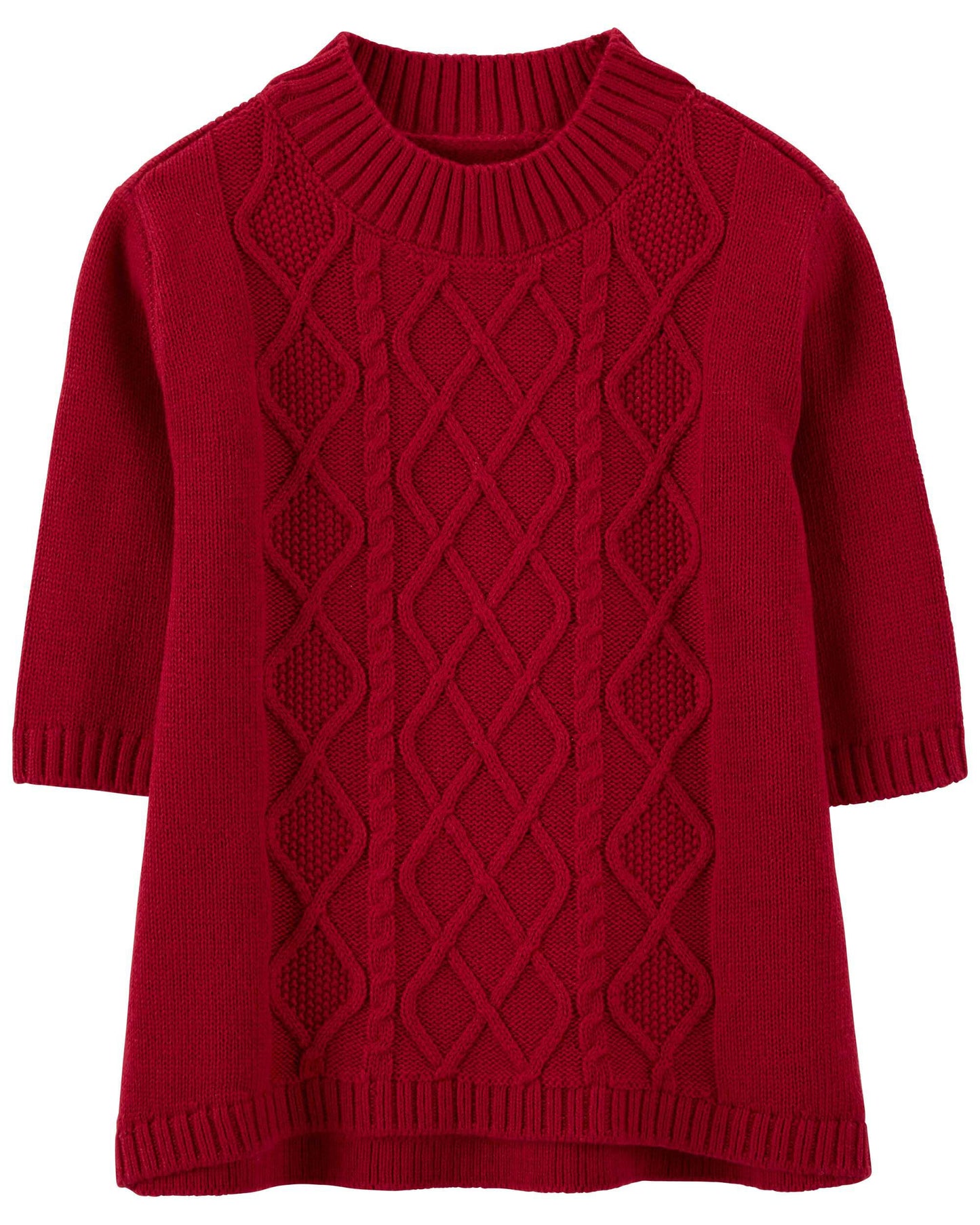 Vestido rojo sueter sweater Carters bebe niña