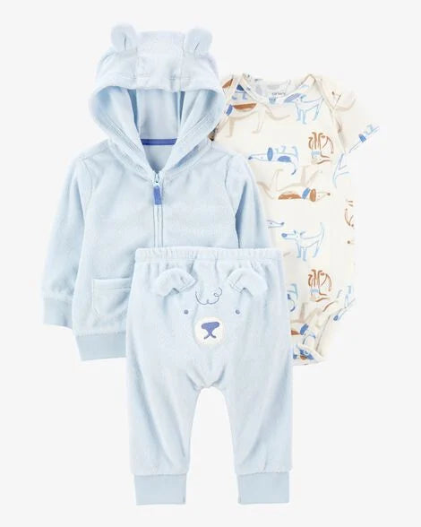 Set 3 piezas azul carters