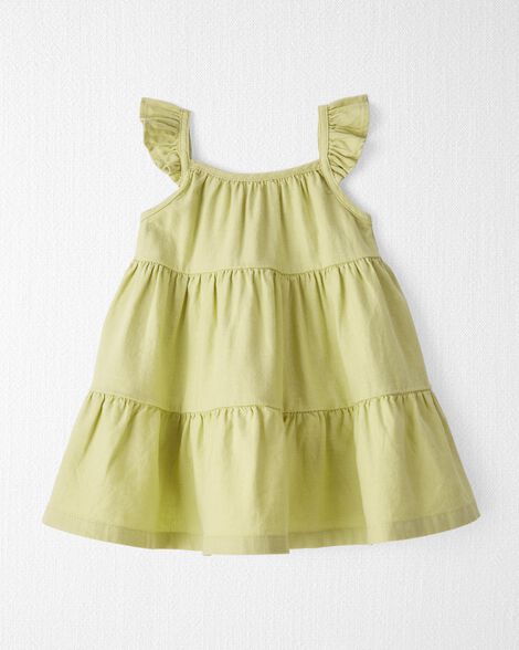 Vestido verde bebe niña Carters