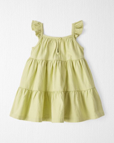 Vestido verde bebe niña Carters