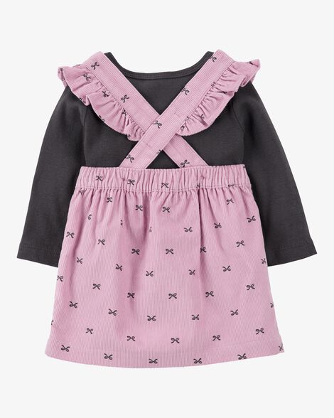 vestido bebe niña morado carters