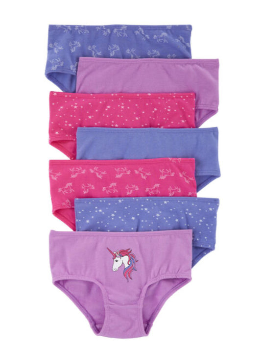 Ropa interior 7 pack Carter's niña unicornios