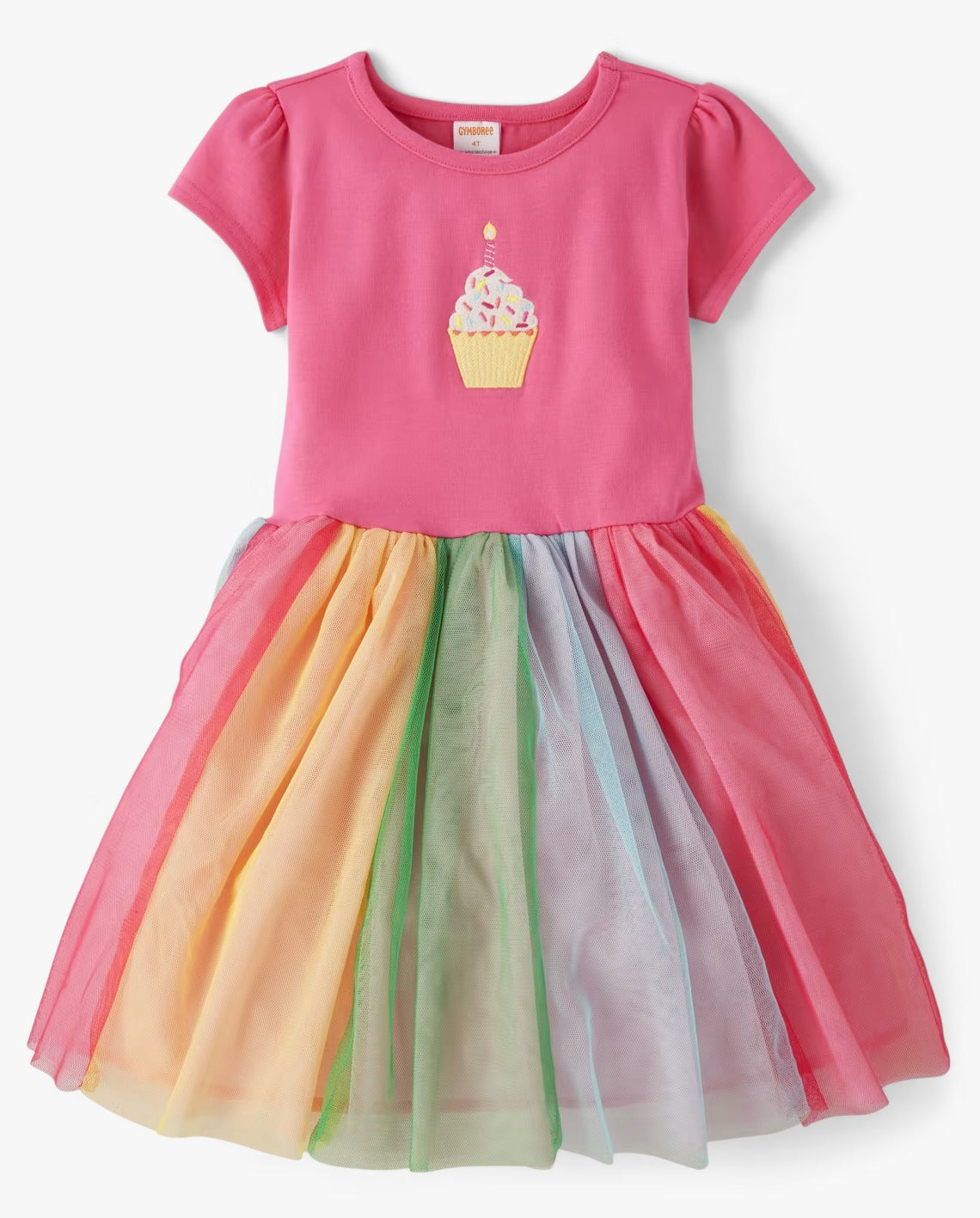 Vestido tutu rosado pastel cumpleaños niña Gymboree