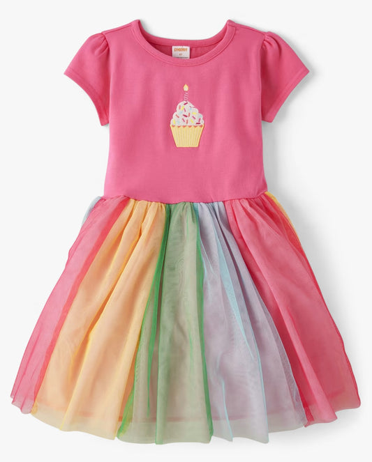 Vestido tutu rosado pastel cumpleaños niña Gymboree