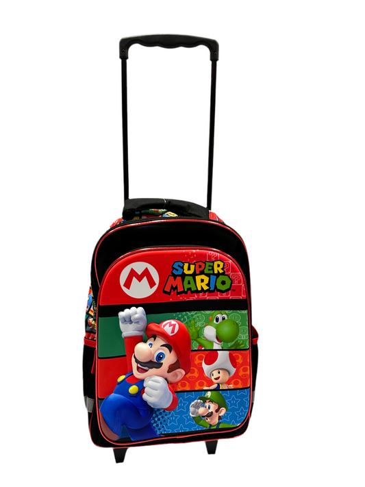 Mochila con ruedas Mario Bross Niño