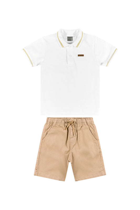 Set 2 piezas quimbykids Niño short y camisa 34274