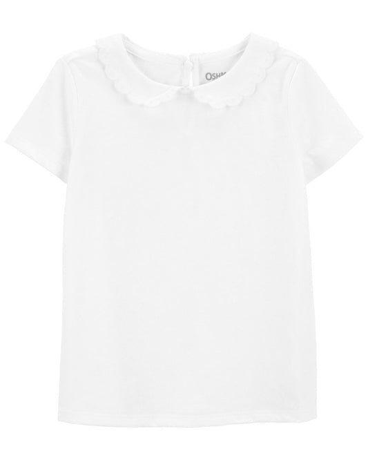 Camisa blanca coello Carters niña