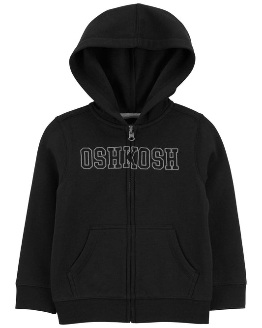 Sueter negro con gorro Oshkosh niño 2 a 12 años