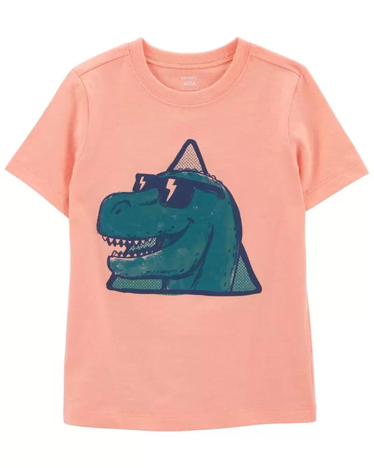 Camisa naranja dinosaurios Carters niño