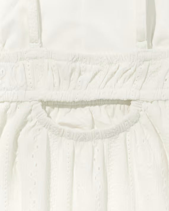 Vestido childrens place niña blanco blonda sugar