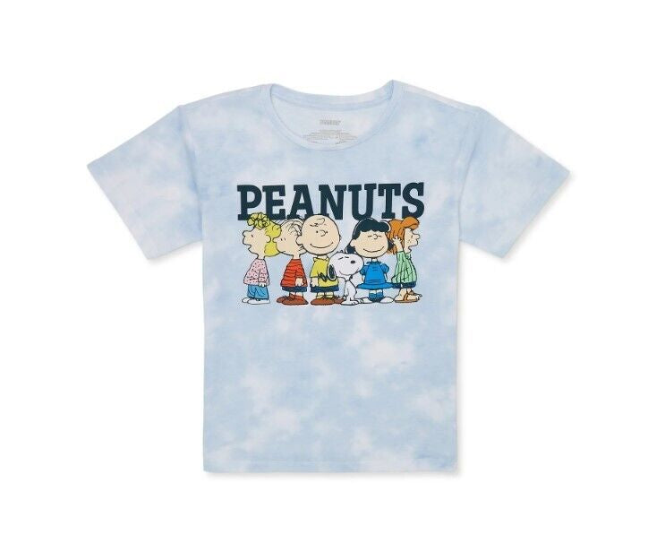 Camisa snoopy peanuts azul celeste niña