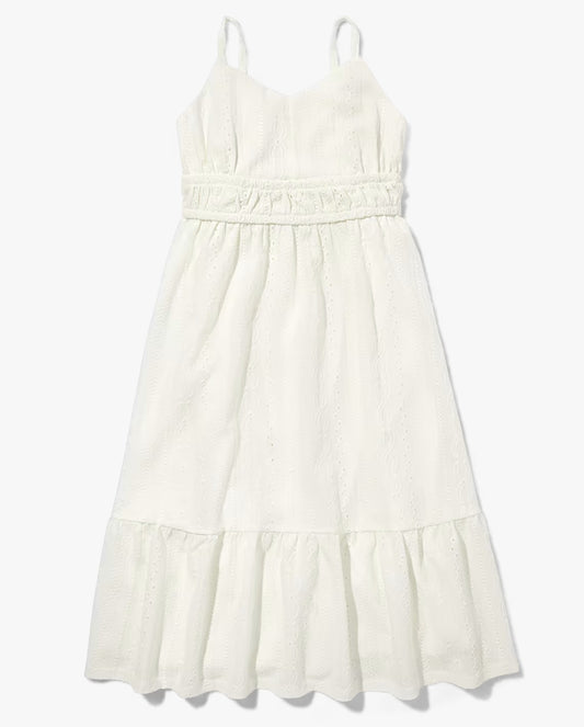 Vestido childrens place niña blanco blonda sugar