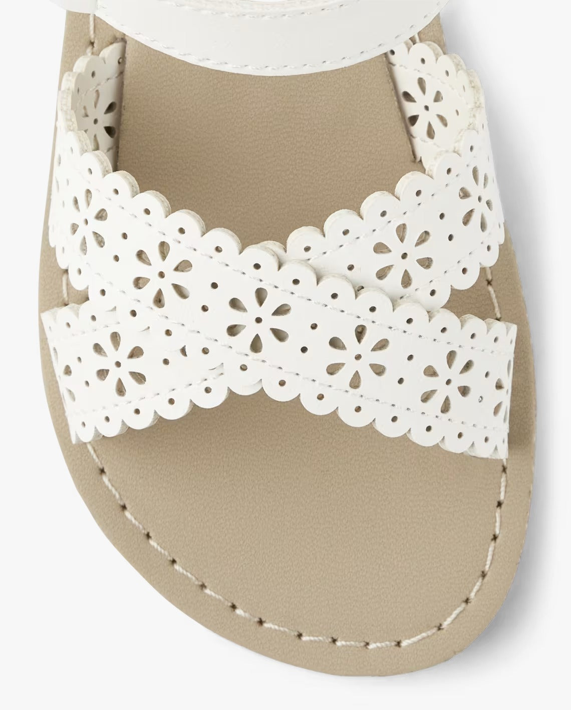 Sandalias blancas gymboree niña