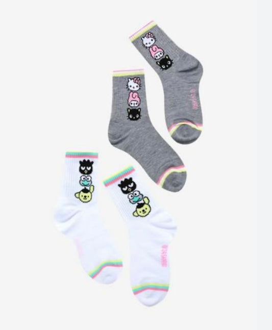 Set 2 Pares Calcetines Hello Kitty niña