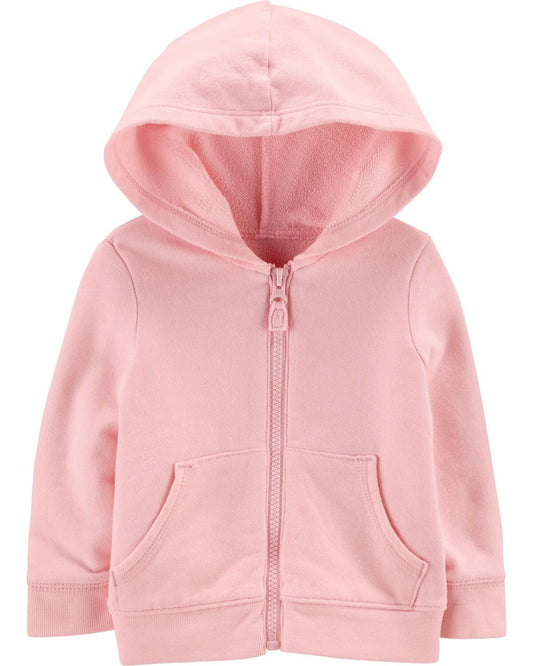 Sueter rosado  hoodie carters niña