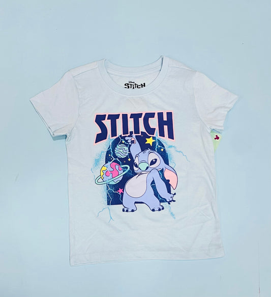 Camisa azul celeste Stitch Disney niña