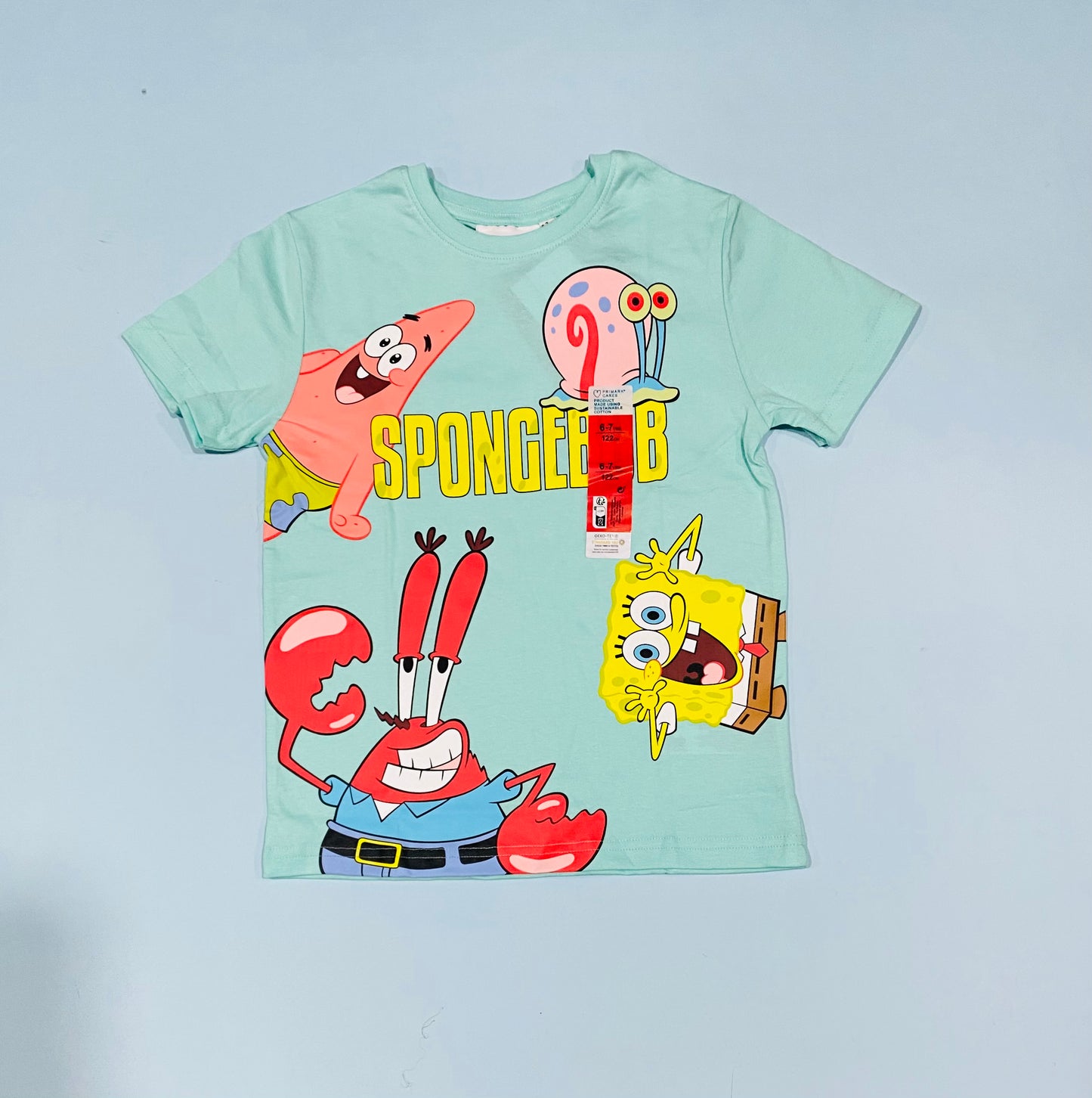 Camisa Bob Sponga Primark niño niña