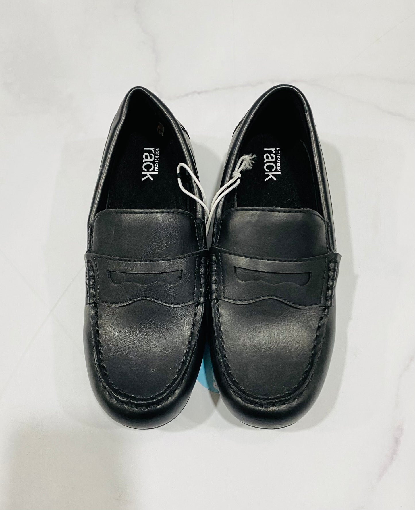 Zapato Mocasines negros niño rack