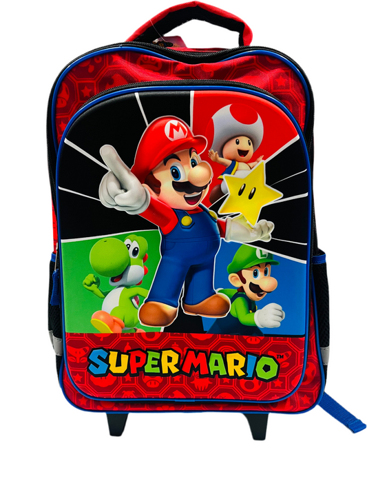 Mochila con ruedas Mario Bross