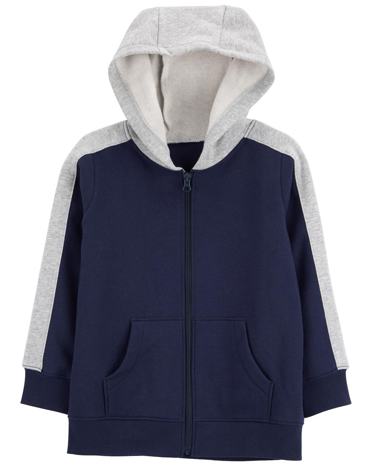 Sueter azul con gorro Carters niño  hoodie