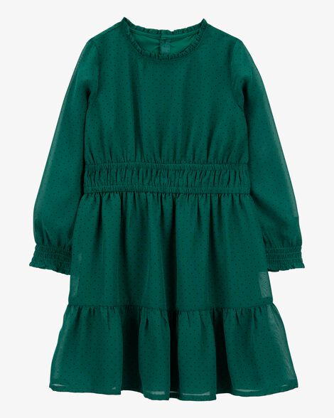 Vestido verde niña grande Carters 3r533510