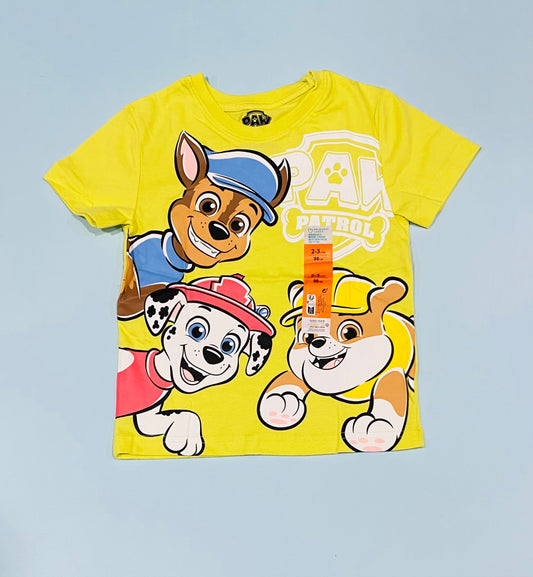 Camisa Paw Patrol Primark amarilla niño niña