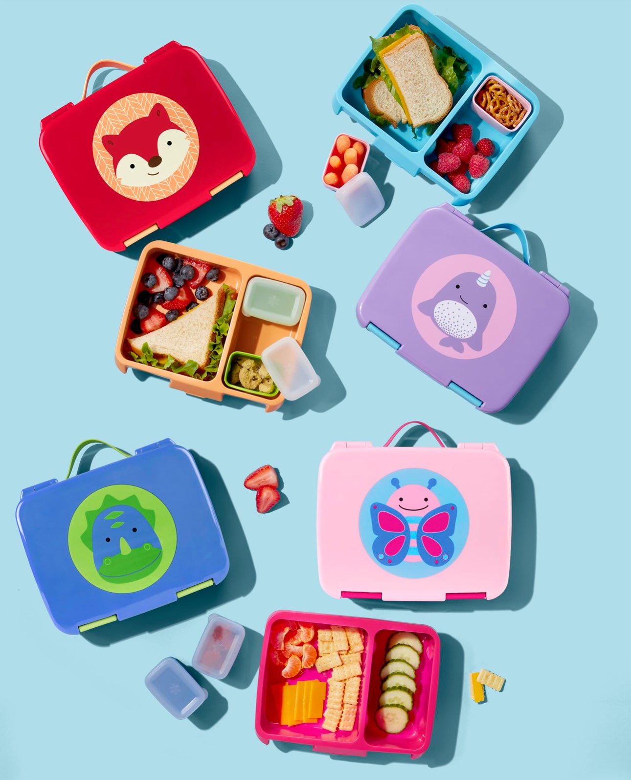 Contenedor para lonchera Bento box de Skip hop mariposa (by carters)