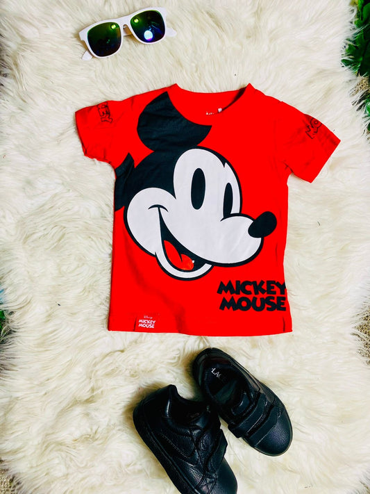 Camisa roja niño Disney Mickey