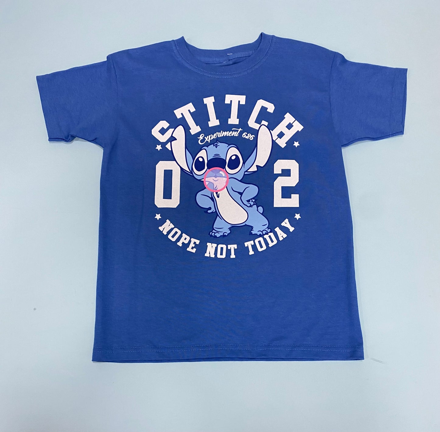 camisa azul Stitch Disney niña