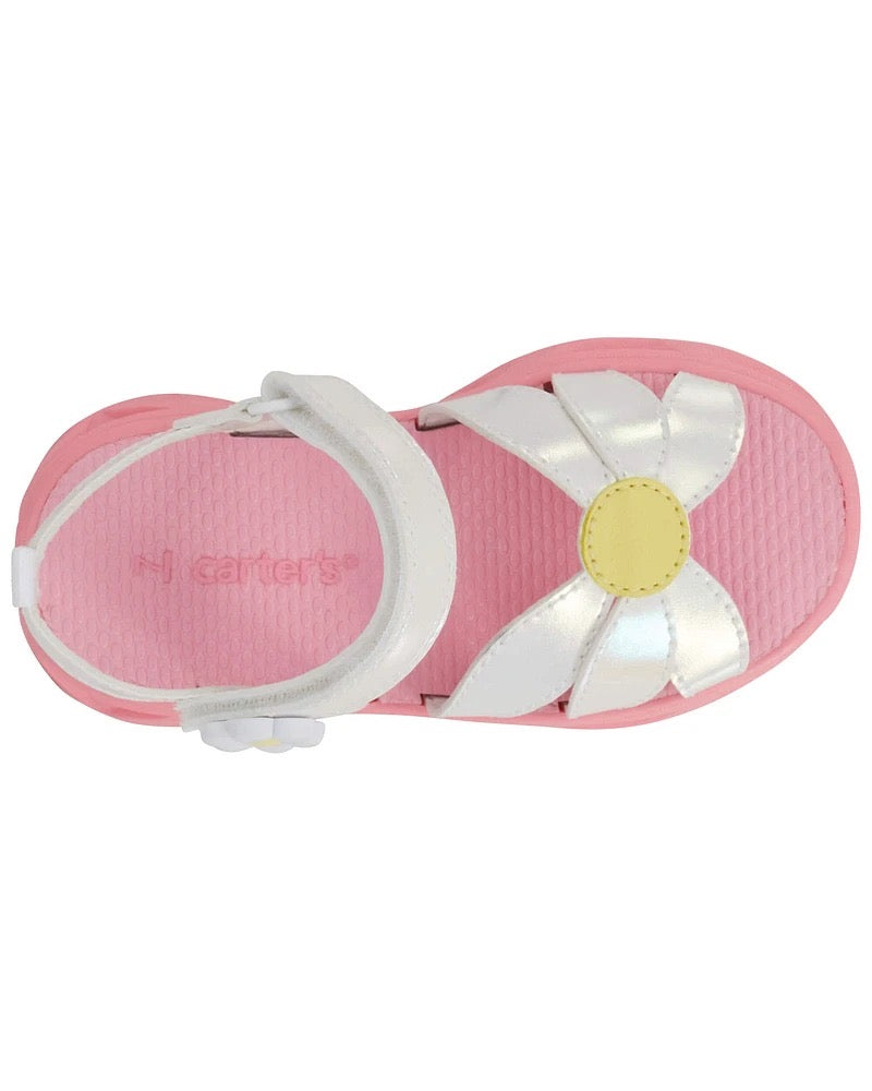 Sandalias Carters niña rosadas