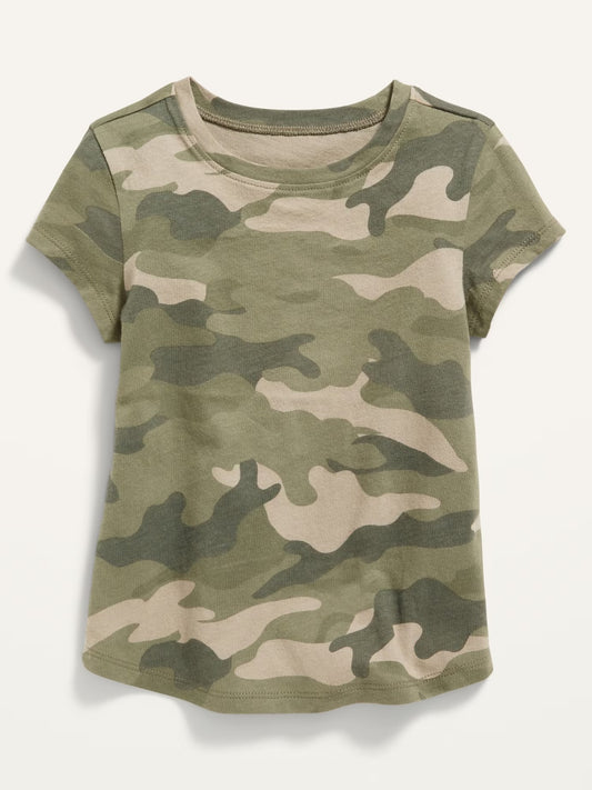 Camisa camo print Old navy niño niña moteada unisex