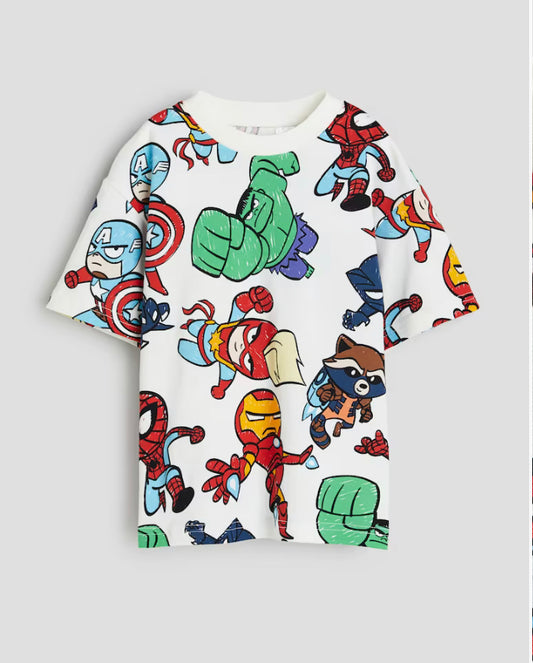 Camisa niño H&M super héroes Spiderman