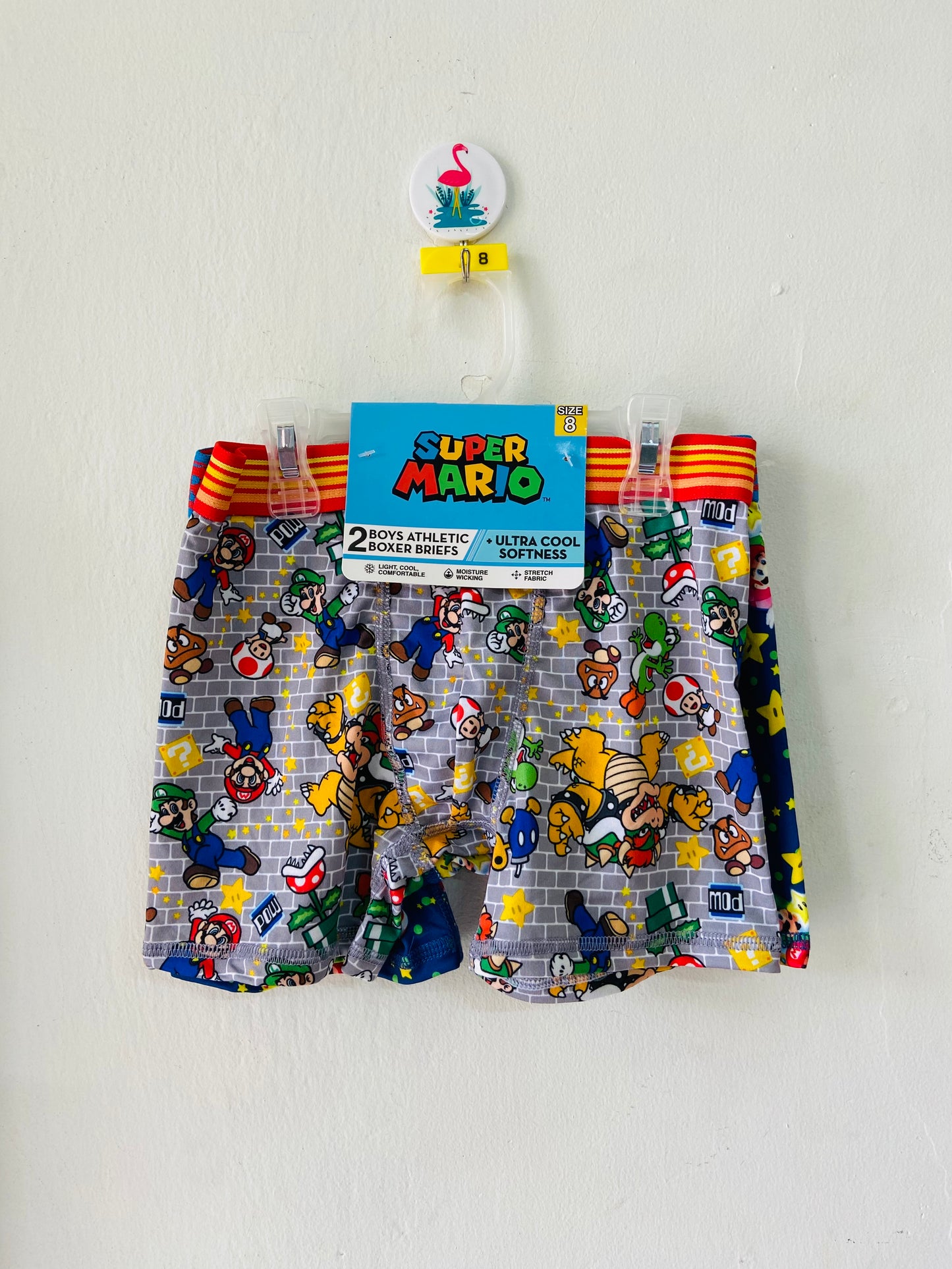 Set 2 Boxer Shorts niño Mario Bross