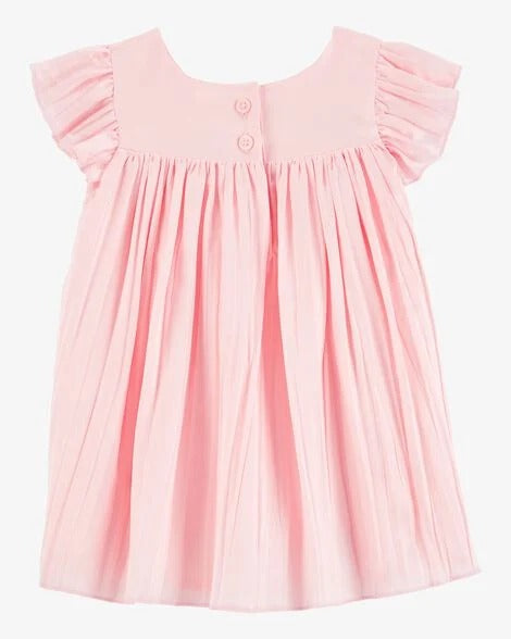 Vestido rosado bebe niña Carters