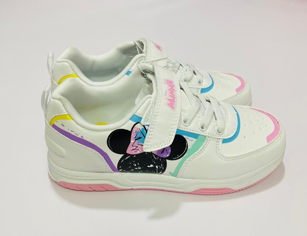 Tenis blanco minnie niña Disney