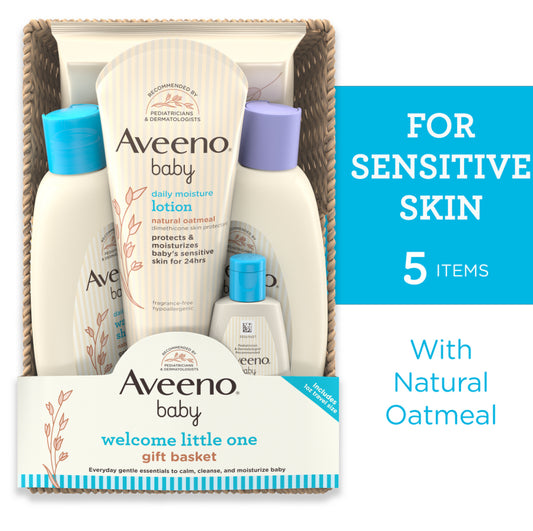 Set Cuidado Diario Aveeno baby 5 artículos