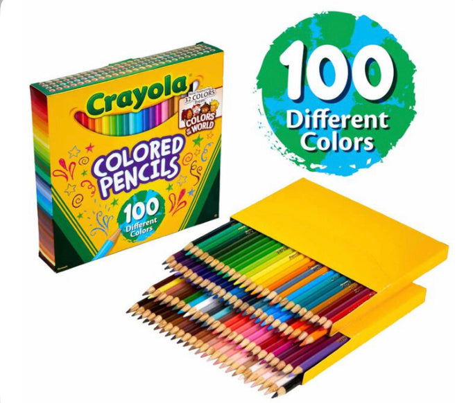 Caja Lápiz crayolas 100 colores crayola Twistables