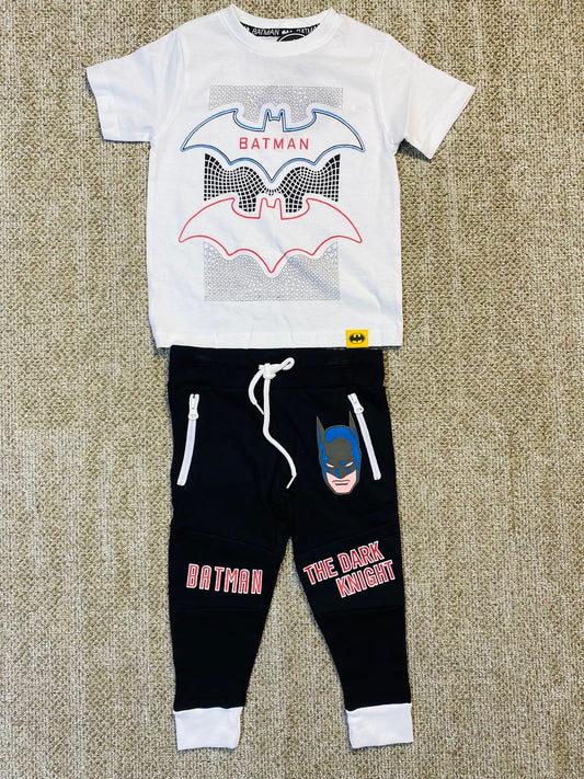 Set 2 piezas batman camisa blanca niño