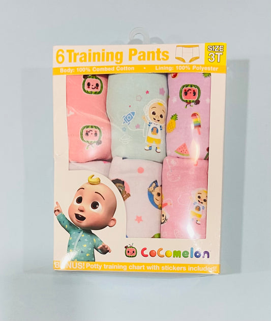 Ropa interior 6 Training  Pants Cocomelon niña