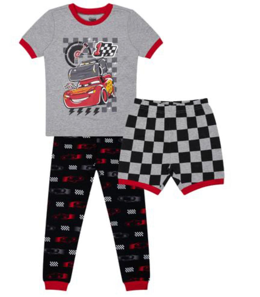 Pijama 3 piezas cars McQueen Disney niño