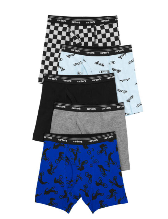 Ropa interior 5 pack Carter's boxer